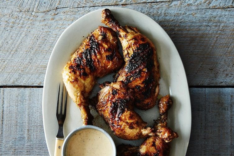 Kevin Gillespie's Barbecue Chicken with Alabama White Barbecue Sauce