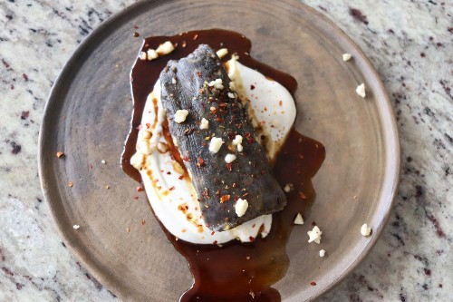 Tamales Azules de Elote