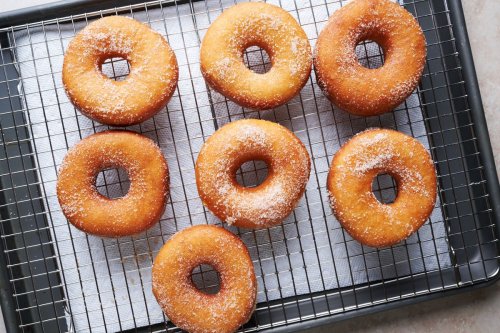 Sourdough Apple Cider Doughnuts