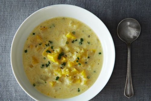 Summer Squash Soup + Brown Butter Tomatoes
