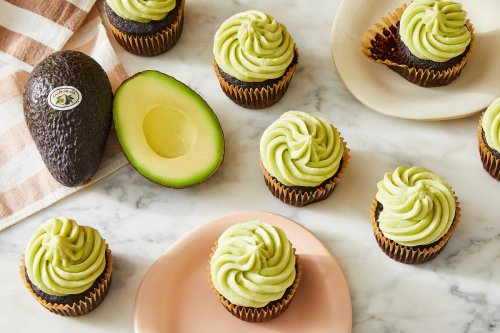 Chocolate-Avocado Cupcakes With Avocado Buttercream