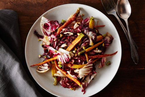Carrot and Radicchio Salad with Fig Balsamic Vinaigrette Recipe on Food52