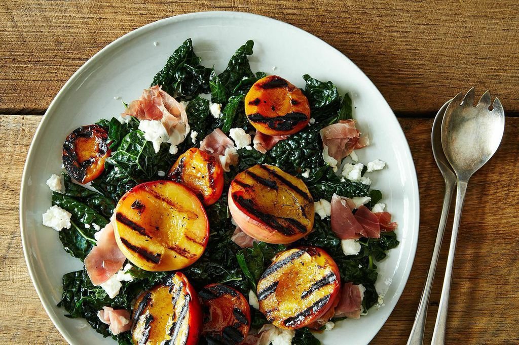 Grilled Peach & Apricot Salad