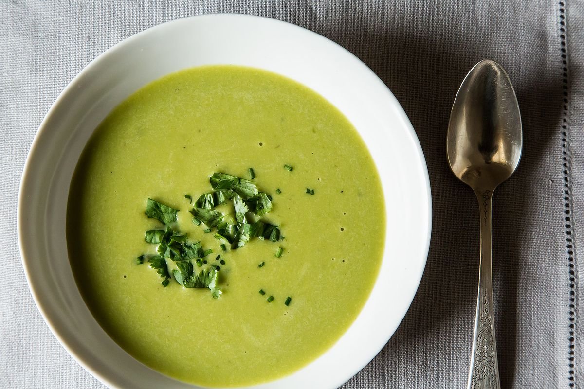 Thai-Scented Asparagus Soup with Coconut Milk