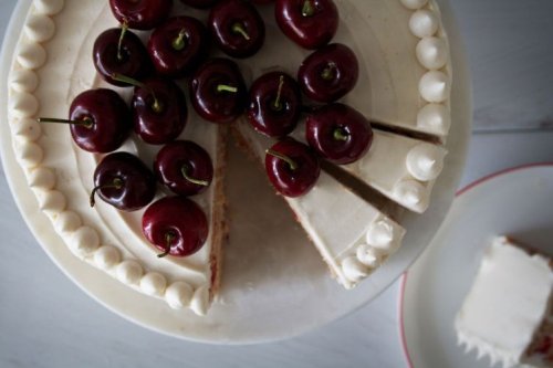 A Cherry Chip Cake Better than Boxed Mix