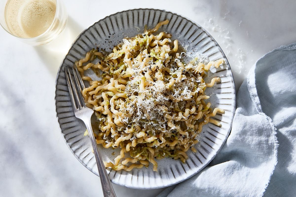 Pasta with Brown Butter & Brussels Sprouts