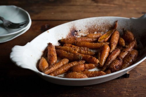 Steam-Roasted Carrots with Cumin