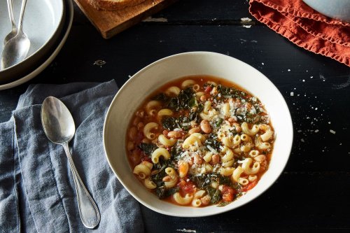 Pasta & Bean Soup With Kale, Revisited