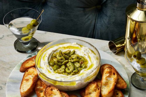 Your Next Party Needs Dirty Martini Dip