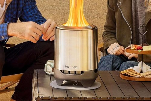 I'm Shocked By the Powerful Performance of This Mini Tabletop Fire Pit, and It's Just $62 Right Now