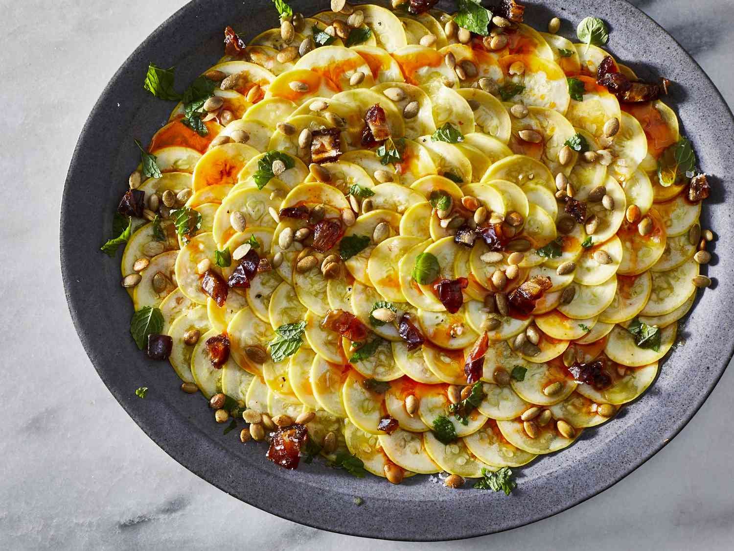 Summer Squash Carpaccio