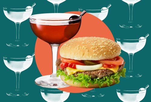This Is Why You Should Order a Manhattan With Your Next Burger, According to Bar Science