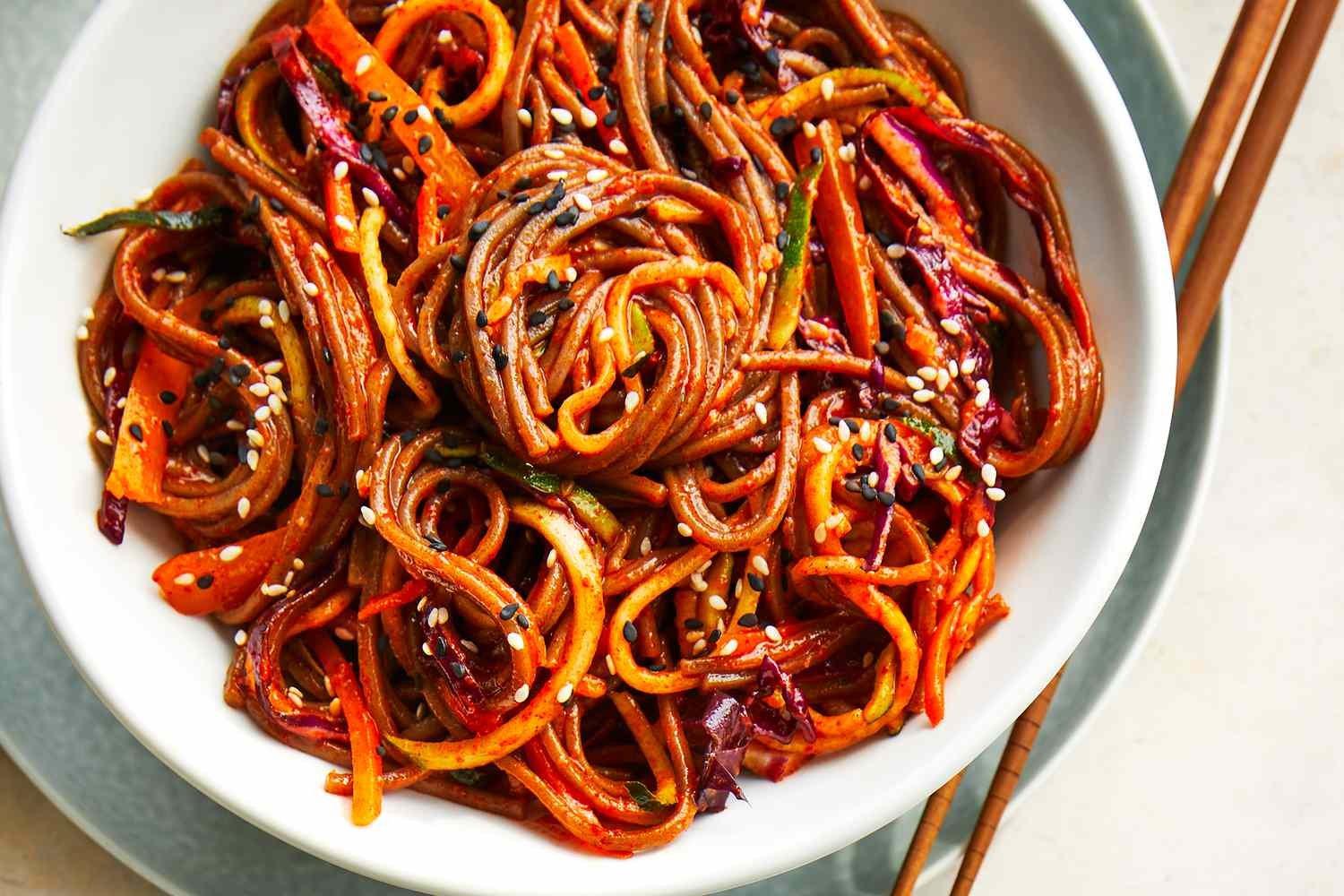 Soba and Zucchini Noodle Salad