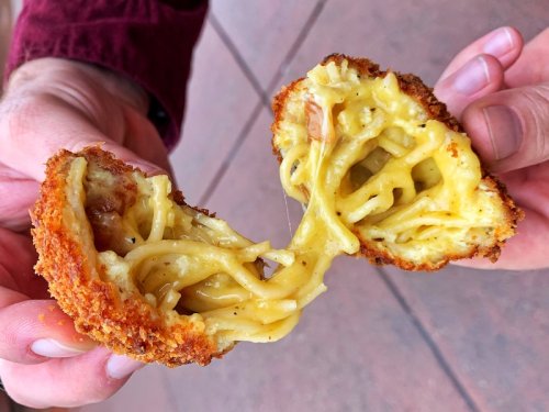 Get These Cheesy Fried Balls of Carbonara In The Bay Area