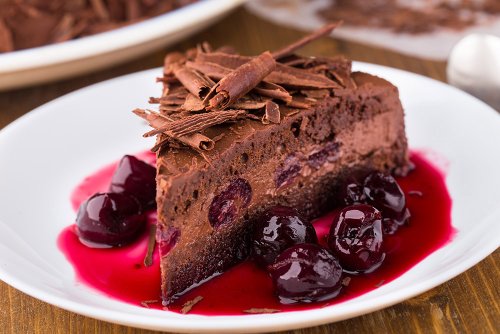 Cherry Chocolate Mousse Cake