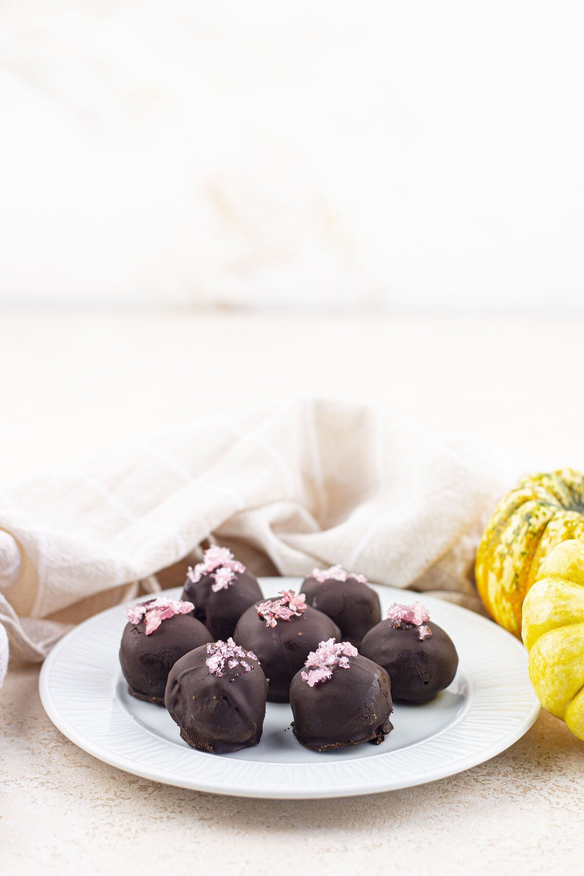 Dark Chocolate Pumpkin Truffles Recipe