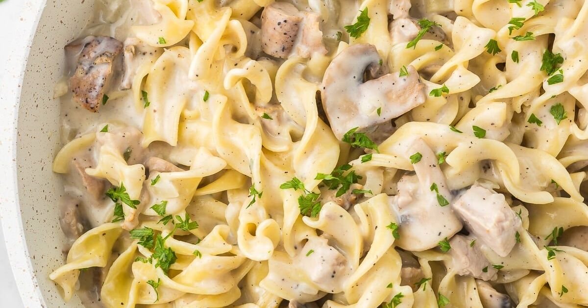 Leftover Pork Tenderloin Stroganoff