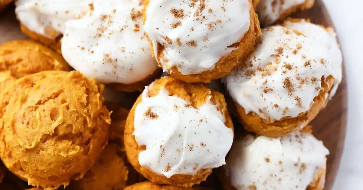 Pumpkin Spice Cake Mix Cookies