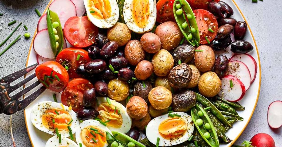 Spring Brunch Board With Asparagus