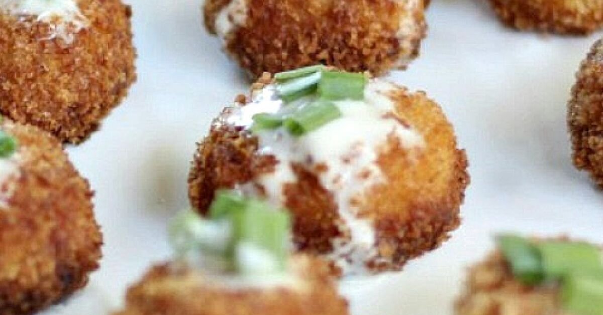 Delicious Pumpkin Risotto Appetizer Bites