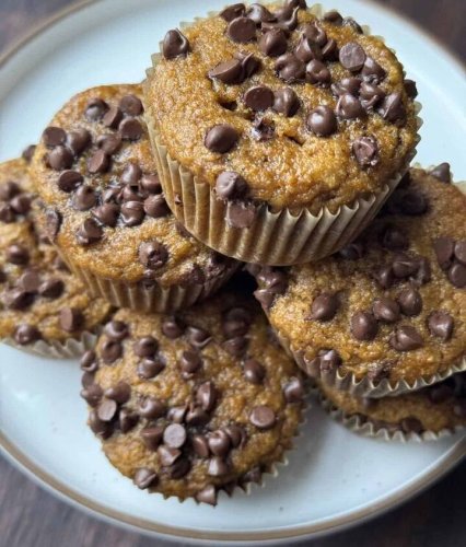 The Best Healthy Pumpkin Banana Muffins With Fall Spices
