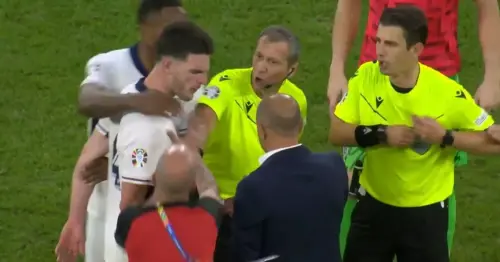 Why Arsenal star Declan Rice was pushed by Slovakia manager at full-time of England Euro 2024 clash