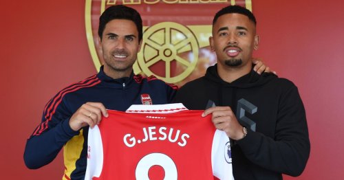 Gabriel Jesus' Arsenal shirt number confirmed following £45m transfer