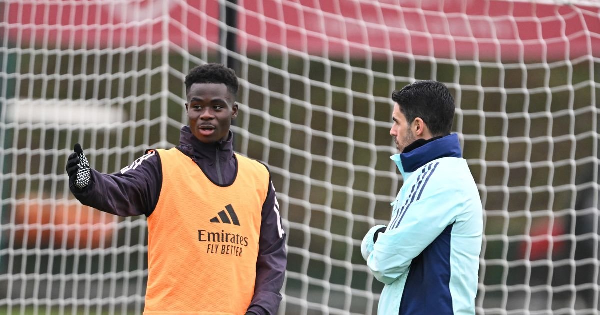 Bukayo Saka and eight other Arsenal players set for extra training during international break
