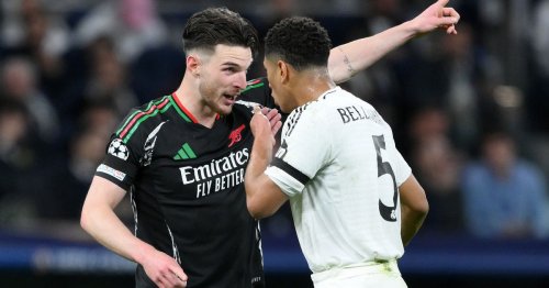 Why Jude Bellingham fumed at Declan Rice as Arsenal star destroys Kylian Mbappe and Real Madrid