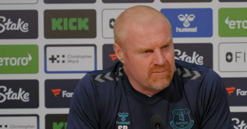 Nathan Patterson 'slap' addressed by Everton boss Sean Dyche as defender 'didn't get the joke'
