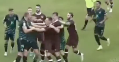 Almeria vs Hearts ABANDONED as fight breaks out during friendly in Spain