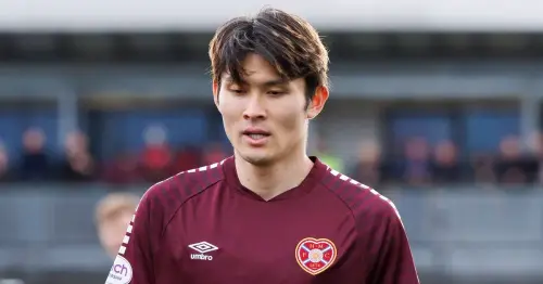 Kyosuke Tagawa Hearts transfer future addressed as Steven Naismith admits blame for struggles