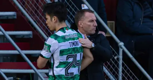 Peeved Brendan Rodgers hits back at Celtic fans who booed substitution of Tomoki Iwata