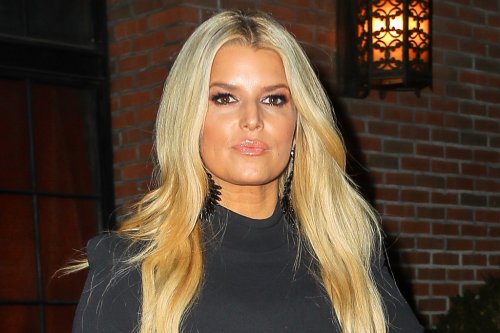 Jessica Simpson Demonstrates How to Upgrade Denim for Business Meetings With Studded Heels