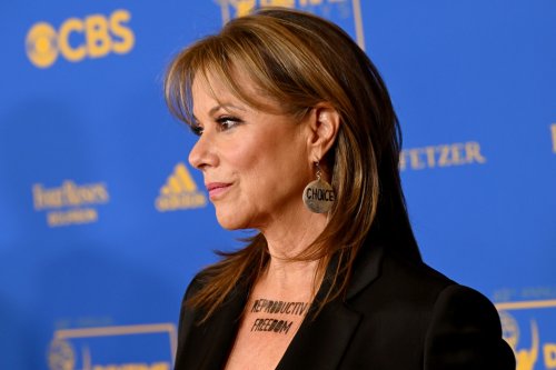 Nancy Lee Grahn Makes Political Statement With Accessories at Daytime Emmy Awards 2022