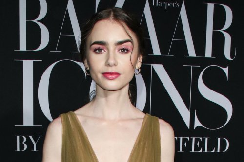 Lily Collins Brings ‘Emily in Paris’ Style Off-Screen in French Girl-Chic Loafers & Matching Chanel Boy Bag