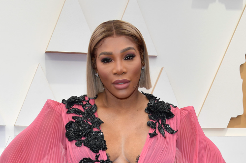 Serena Williams Revives Carrie Bradshaw’s ‘Naked Dress’ in Mesh Boots
