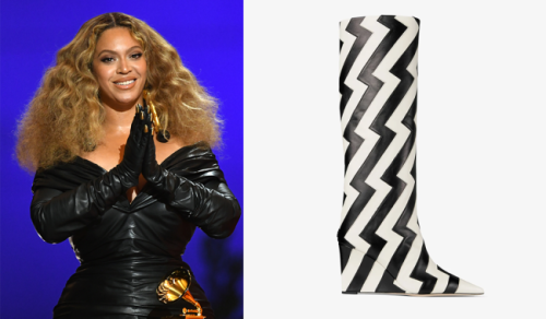 Beyoncé Gets Whimsical in Chevron-Print Boots by Jimmy Choo Ahead of ‘Cowboy Carter’ Album Release