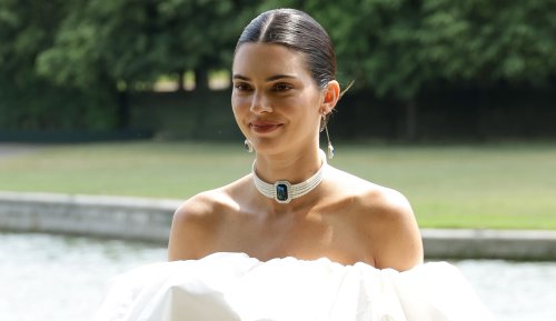 Kendall Jenner Walks the Jacquemus Runway in Cloud Minidress & Square