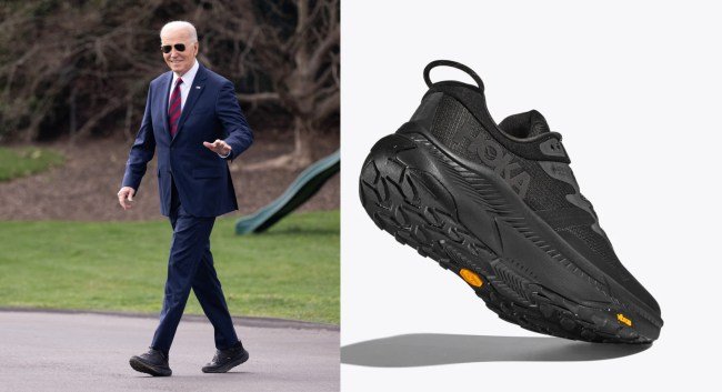 Joe Biden’s Sneaker Style: Viral Hoka Transport Shoes, Skechers Slip-Ins & More - cover