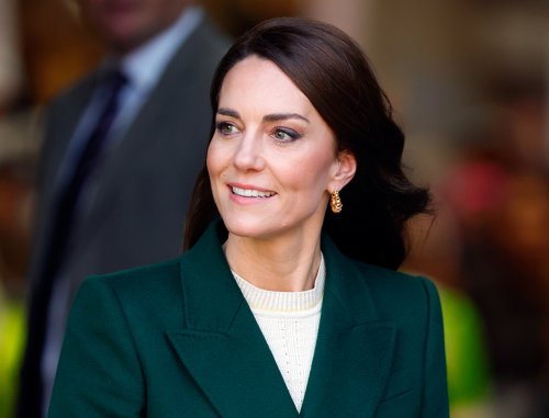 Kate Middleton Makes a Green Statement in Alexander McQueen Coat & Suede Boots for Shaping Us Campaign