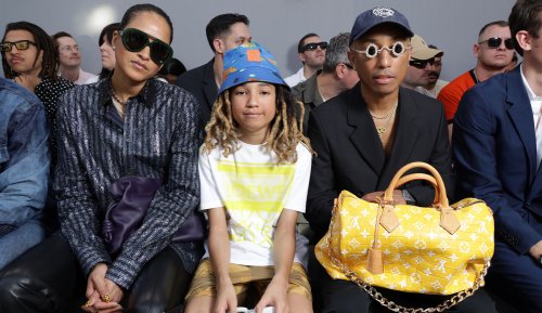 Pharrell Williams Wears Boot Pants And 1 Million Louis Vuitton Bag At    Medium 