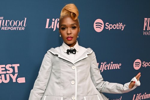 Janelle Monae Elevates Dramatic Blazer Dress With 6-Inch Heeled Loafers