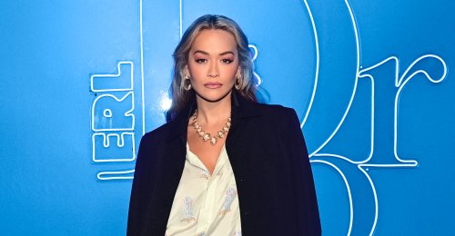 Rita Ora Gives Oversized Men’s Suiting Feminine Twists at Dior Men’s Spring 2023 Fashion Show