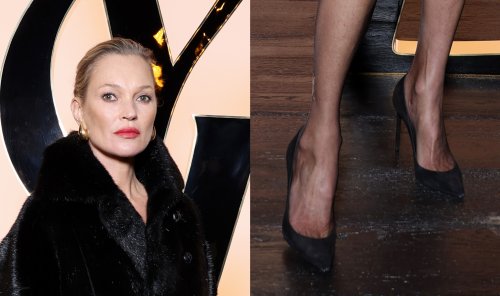Kate Moss and Zoe Kravitz Soar in Stilettos at Saint Laurent Fall 2024 Front Row