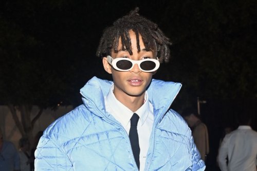 Jaden Smith Delivers California Style in Chunky Sneakers With Pops of Neon Pink for Dior Men’s Spring 2023 Fashion Show