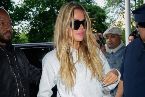 Khloe Kardashian Slips on Nike Air Force 1 Sneakers With Pops of Neon 