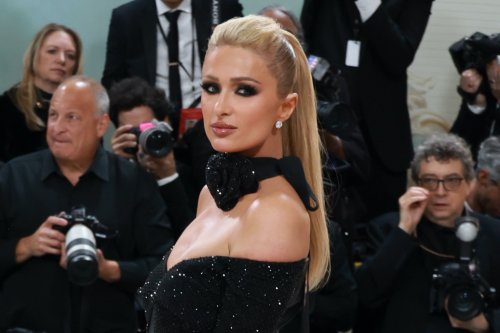 Paris Hilton Makes Met Gala Debut in Towering 8-Inch Heels & Marc ...