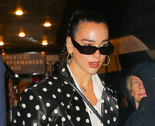 red polka dot slippers