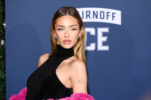 Lisa Rinna’s Daughter Delilah Hamlin Pops in Hot Pink Heels & Black